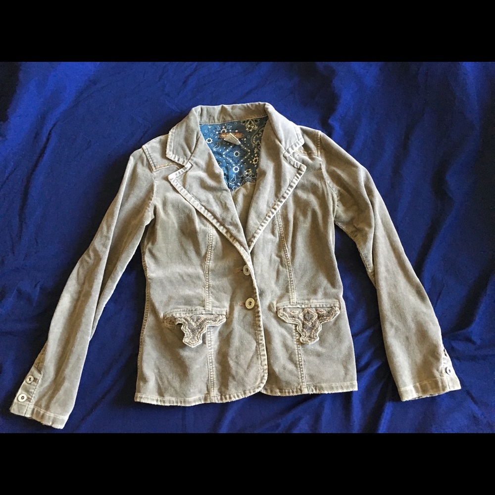 Tan/Beige Corduroy Blazer from Department of Peace